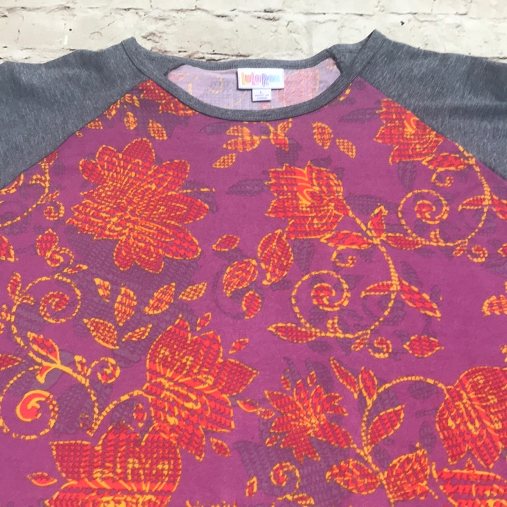 NWT LuLaRoe Randy Shirt Large Flower Print 🌸 🌺